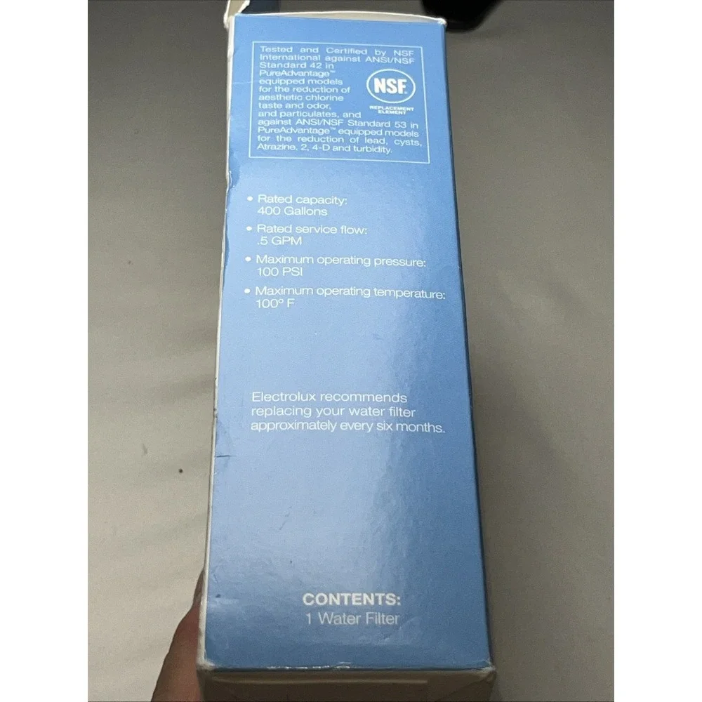 Brand‎ New Sealed Electrolux EWF01 Pure Advantage Refrigerator Water Filter
